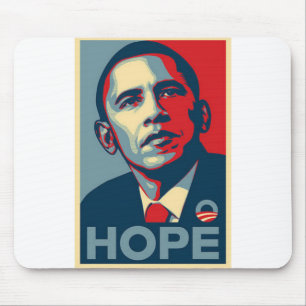 Mousepad Poster da esperança de Barack Obama