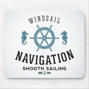 Mousepad Poster da navegação de Windsail