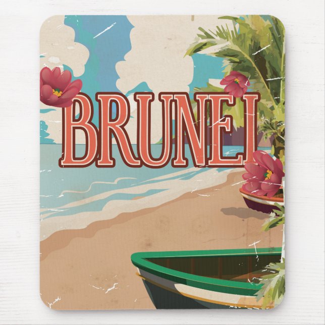 Mousepad Poster de Brunei. (Frente)