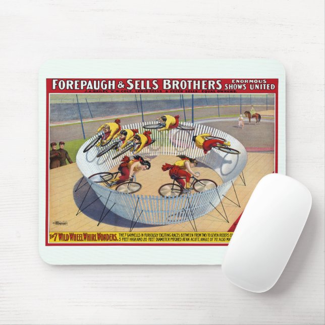 Mousepad Poster de Circo Dos Sete Gaynells A Caminhar (Com mouse)