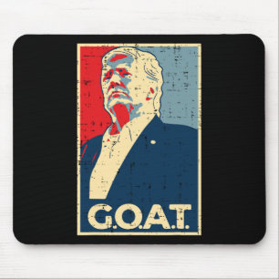 Mousepad Poster de Goat Trump 2024