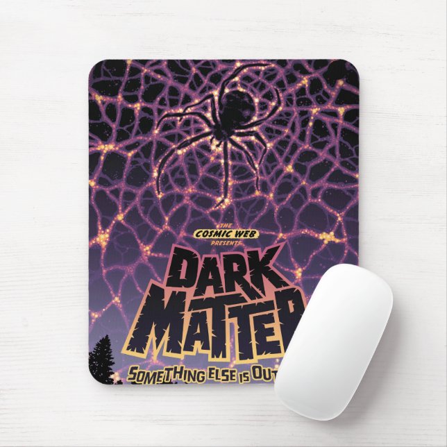 Mousepad Poster de matéria escura. (Com mouse)