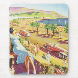Mousepad Poster de Riviera francês