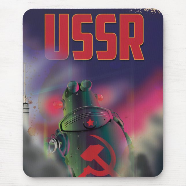 Mousepad POSTER DE VIAGENS artístico soviético da rússia da (Frente)