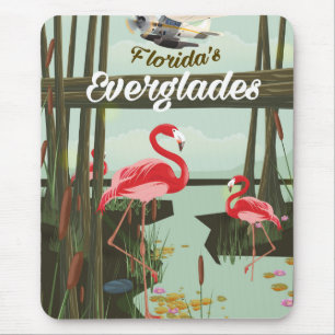 Mousepad Poster de viagens de desenho animado da Florida Ev