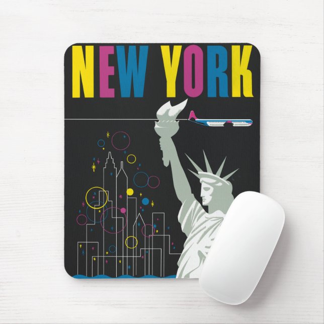 Mousepad Poster de viagens Para Voar Northwest Airlines (Com mouse)