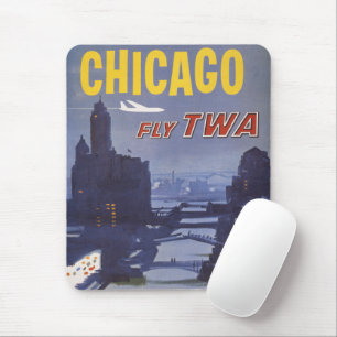 Mousepad Poster de viagens Para Voos Da Trans World Airline