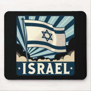 Mousepad Poster de Viagens vintage de Israel