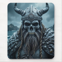 Poster de Viking Norse com Capacete Horado