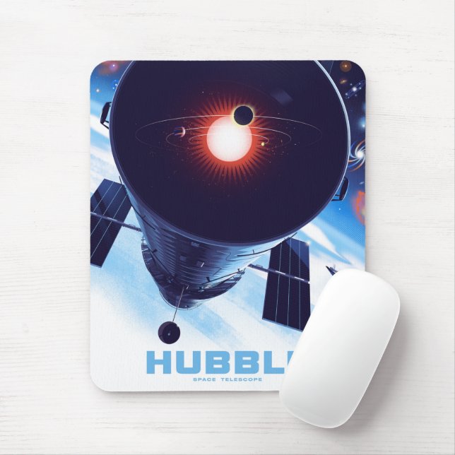 Mousepad Poster do telescópio espacial Hubble. (Com mouse)