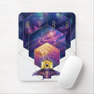 Mousepad Poster do Telescópio Espacial James Webb.