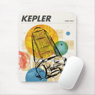 Mousepad Poster do telescópio espacial Kepler.
