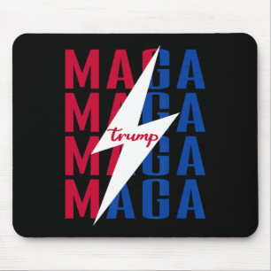 Mousepad Poster Mega 2024 de Estilo de Vintagem com Bandeja