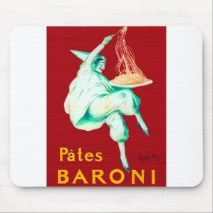Mousepad Poster vintage Pates Baroni Spaghetti