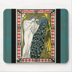 Mousepad Poster vintage:Peacock:Mulher