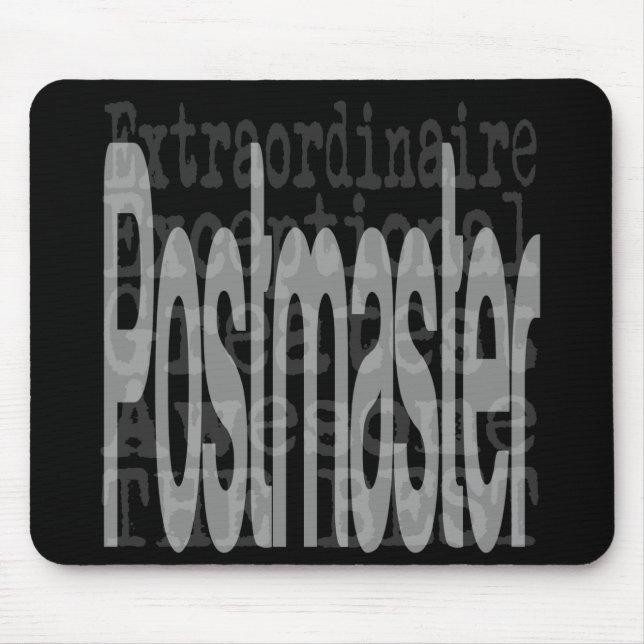 Mousepad Postmaster Extraordinaire (Frente)