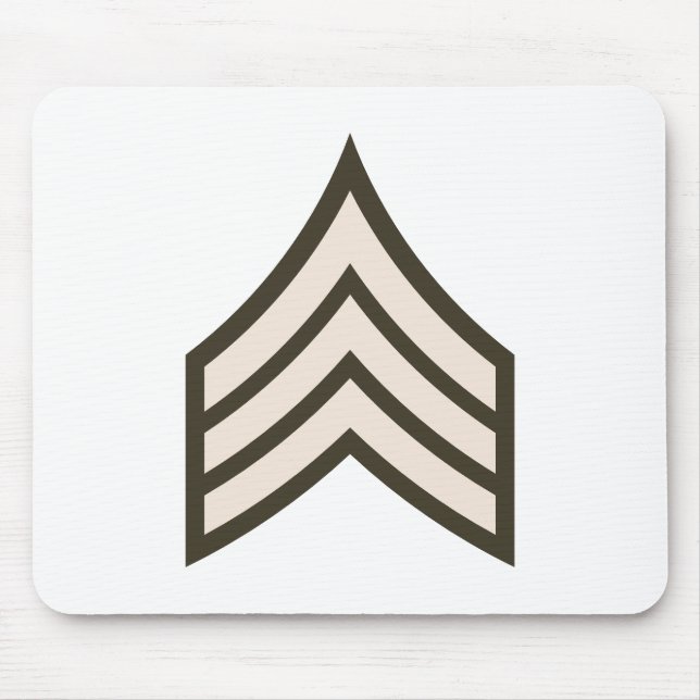 Mousepad posto de Sargento do Exército (Frente)