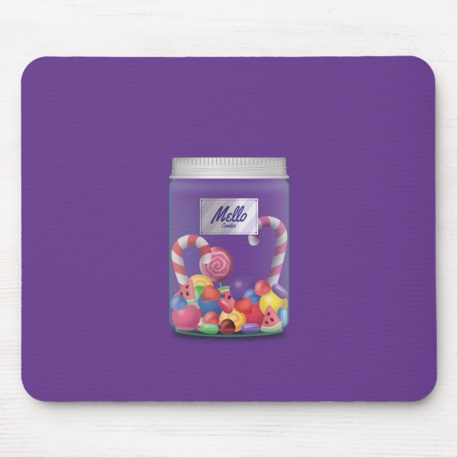 Mousepad Pote de doces (Frente)