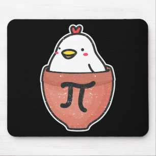 Mousepad Pote De Galinha Pi Dia Engraçado Professor De Mate