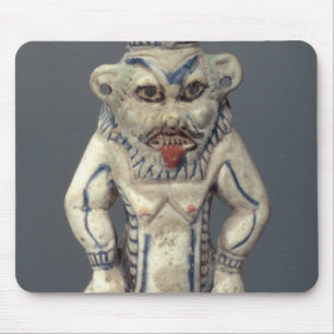 Mousepad Pote de Kohl, descrevendo o deus egípcio Bes do