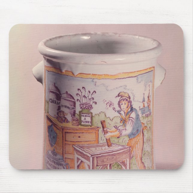 Mousepad Pote do tabaco que descreve um tobacconist (Frente)