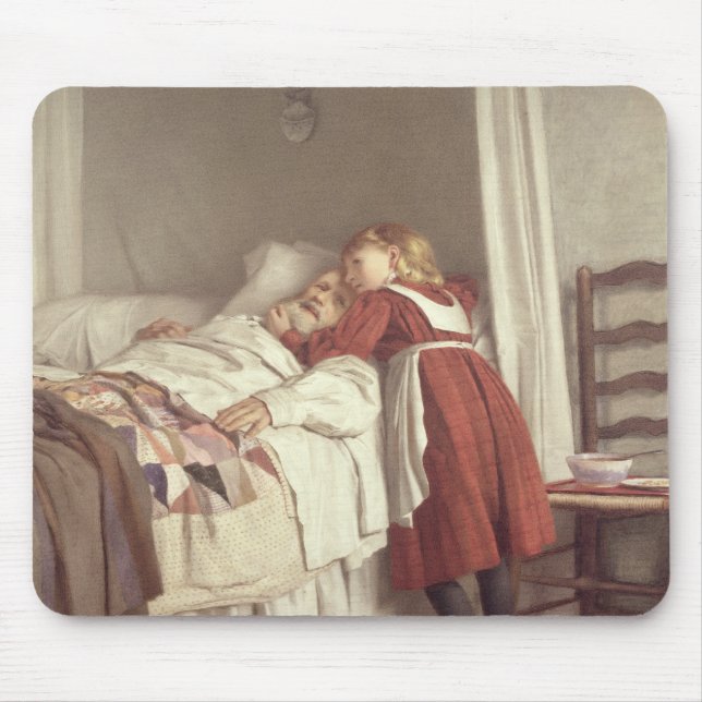 Mousepad Pouca enfermeira do avô (Frente)