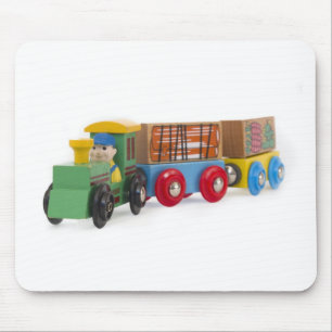 Mousepad pouco trem de madeira