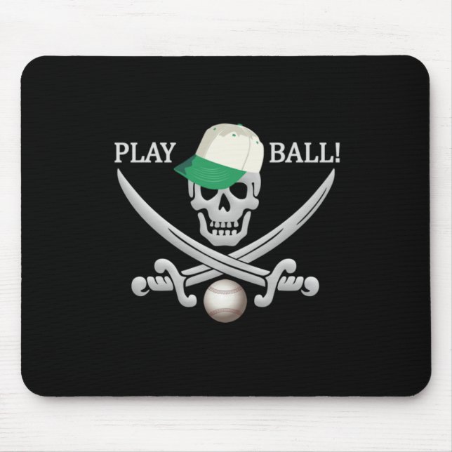 Mousepad Pousepad Pirata de Baseball (Frente)