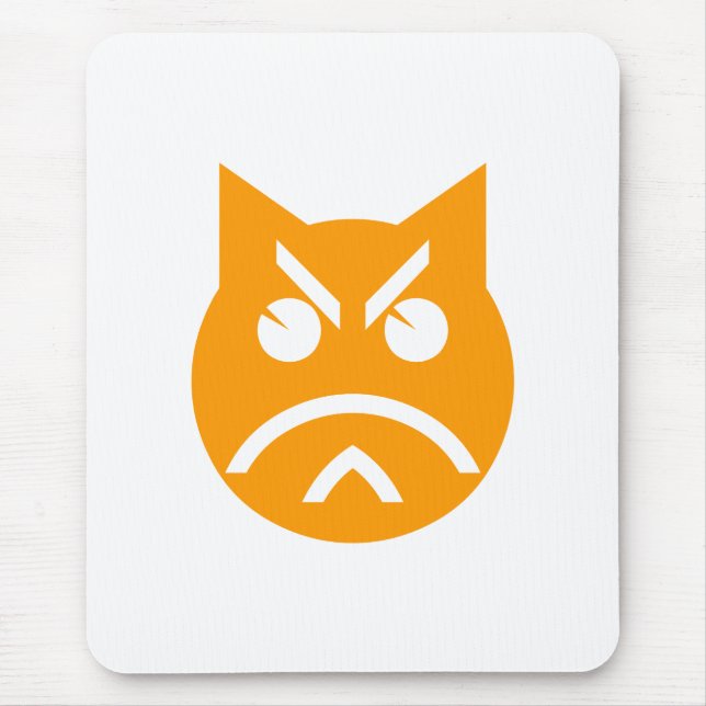 Mousepad Pouting Emoji Cat (Frente)
