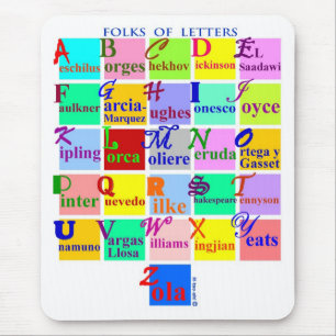 Mousepad Povos das letras