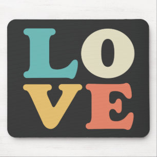 Mousepad Praça de cores retrorreflectoras da tipografia do 