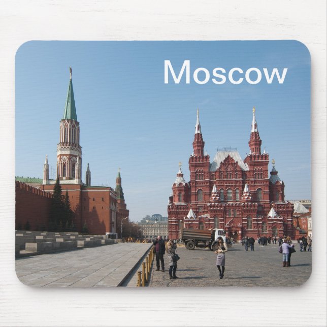 Mousepad Praça Vermelha. Moscou, Rússia (Frente)
