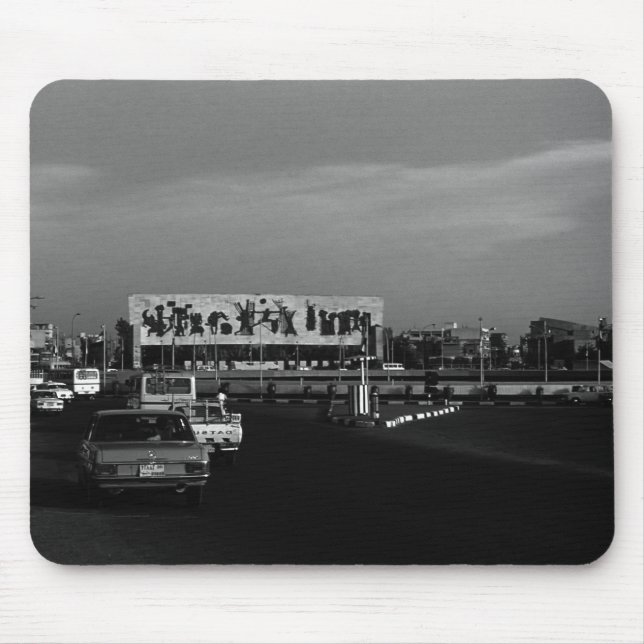 Mousepad Praça Vintage Iraque Baghdad tahrir (Frente)