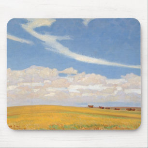 Mousepad Pradaria Depois da Tempestade por Maynard Dixon, A