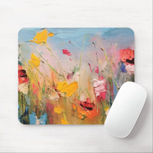 Mousepad Prado de Verão – Paisagem Floral Expressiva