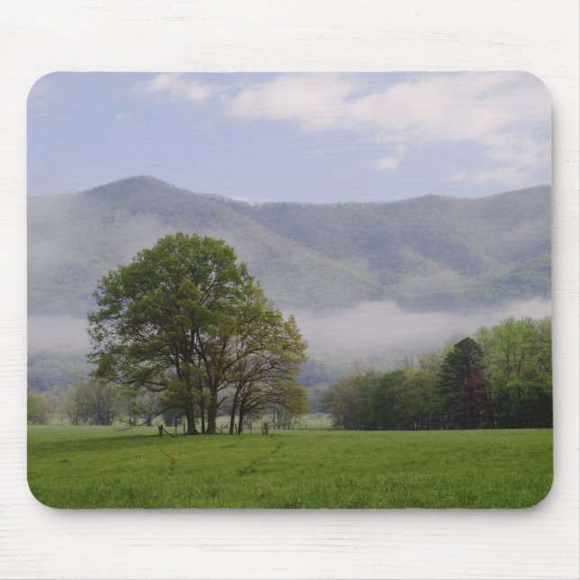 Mousepad Prado enevoado e Rich Mountain, Cades Cove, (Frente)