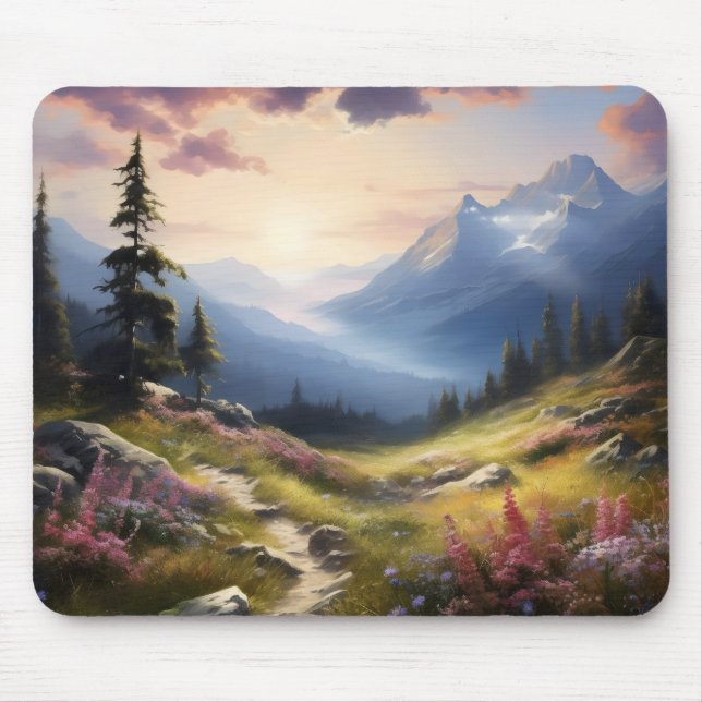 Mousepad Prado Pacífico em Montanhas (Frente)