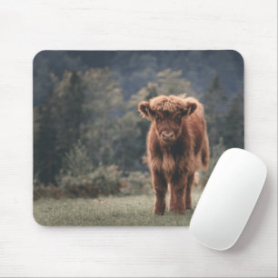 Mousepad Prados de outono de vitelo das vacas de montanha
