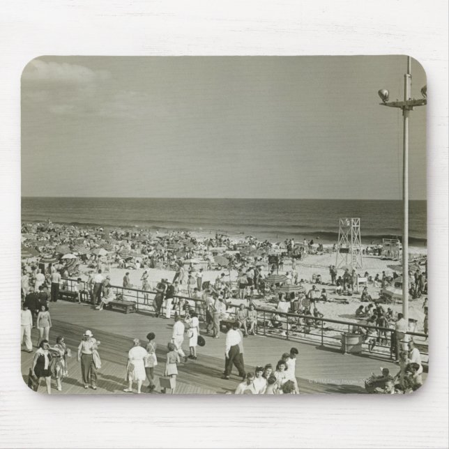 Mousepad Praia aglomerada (Frente)