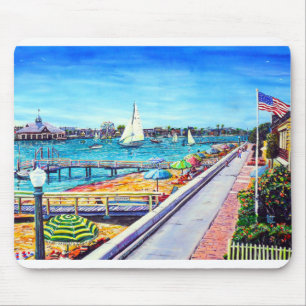Mousepad Praia CA de Newport da ilha do balboa