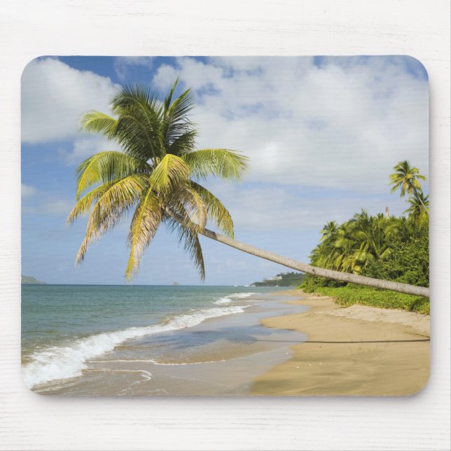 Mousepad Praia Coconut Grove na Baía de Cades, com St. 2 (Frente)