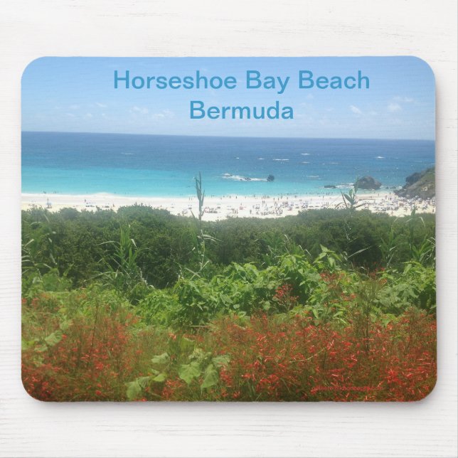 Mousepad Praia da Baía da Ferradura, Bermudas (Frente)