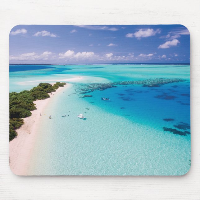 Mousepad Praia de Maldives (Frente)