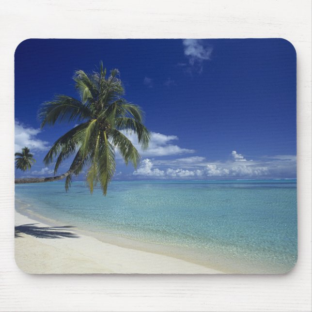Mousepad Praia de Matira na ilha de Bora Bora, (Frente)