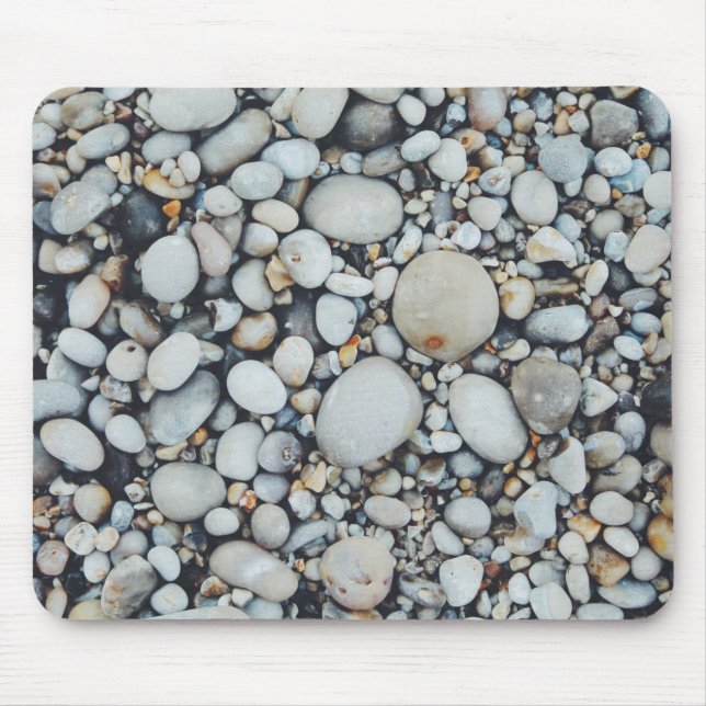 Mousepad praia de pebbles (Frente)