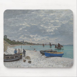 Mousepad Praia de Sainte-Adresse por Claude Monet