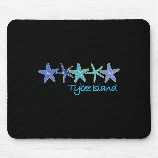 Mousepad Praia de Vacinação Tropical de Tybee Island (Frente)