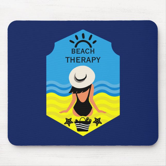 Mousepad Praia de Verão Essencial  (Frente)