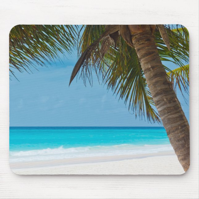 Mousepad Praia do Paraíso Tropical Perfeita (Frente)