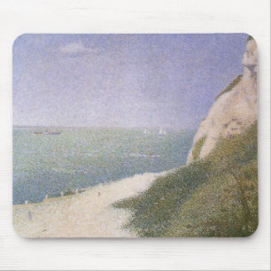 Mousepad Praia em Honfleur de Georges Seurat, Arte Antigo
